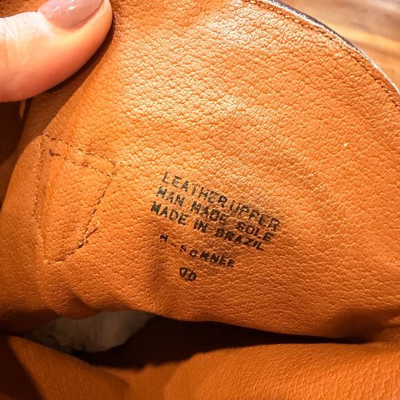 Nine West Vintage Brown Lizard Embossed Leather Cowboy Boots - Size 8 Women's - Picture 6 of 8